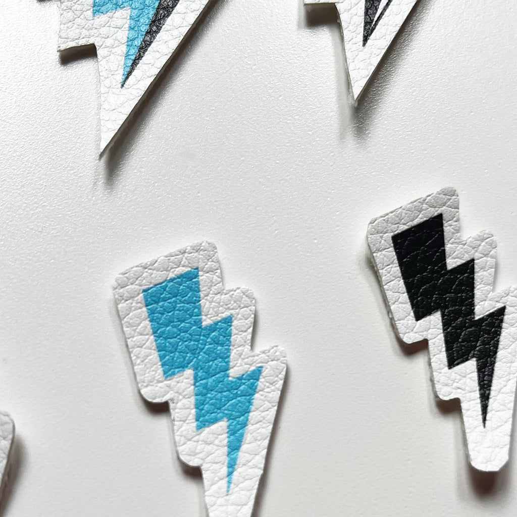 Aufnäher / Badges / Patches "Blitze" (10er Set)