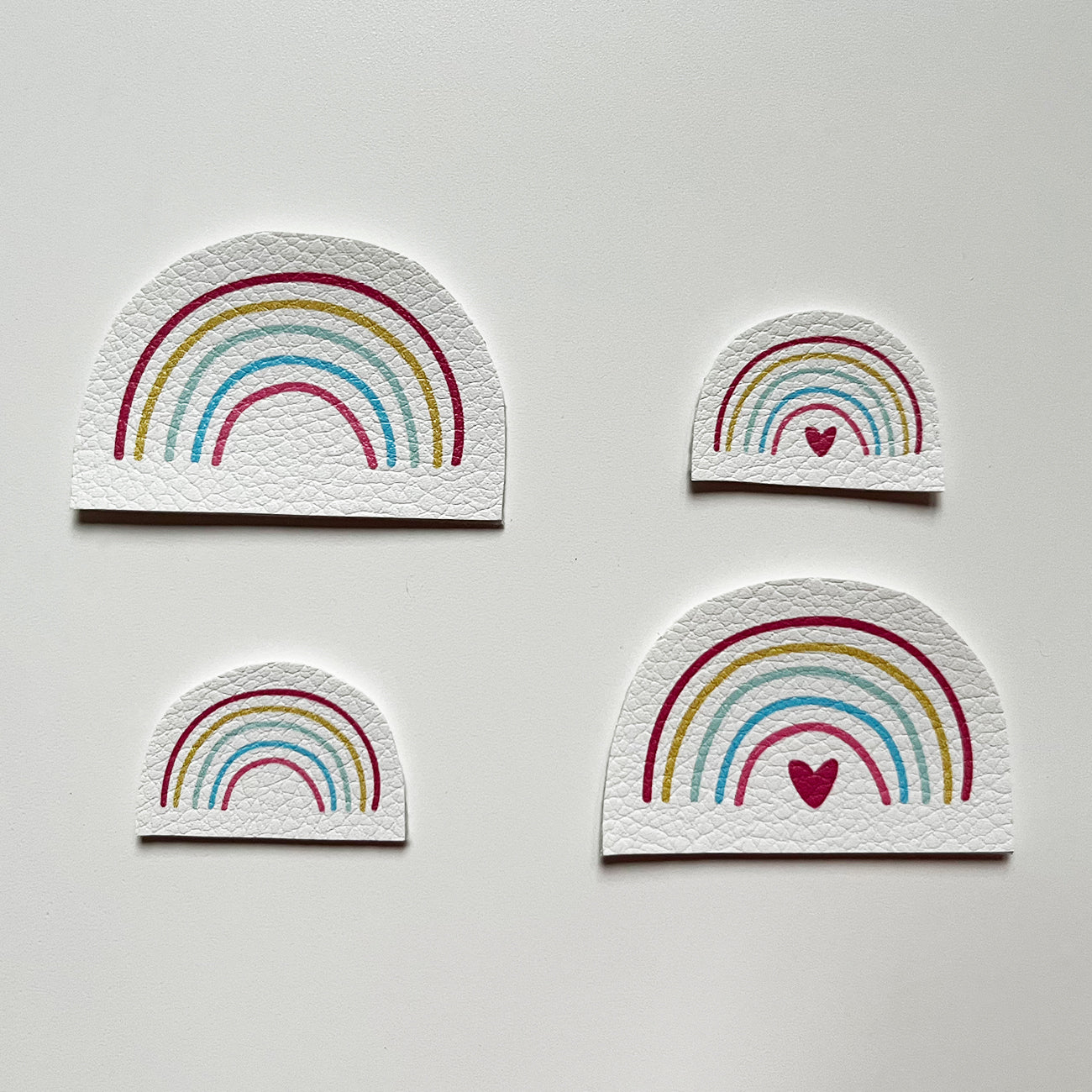 Aufnäher / Badges / Patches "Rainbow" (4er Set)