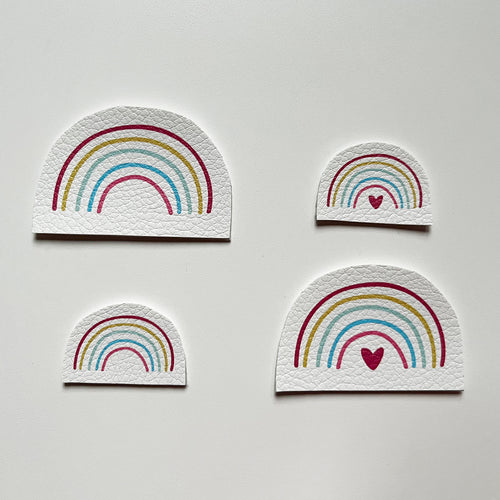Aufnäher / Badges / Patches "Rainbow" (4er Set)