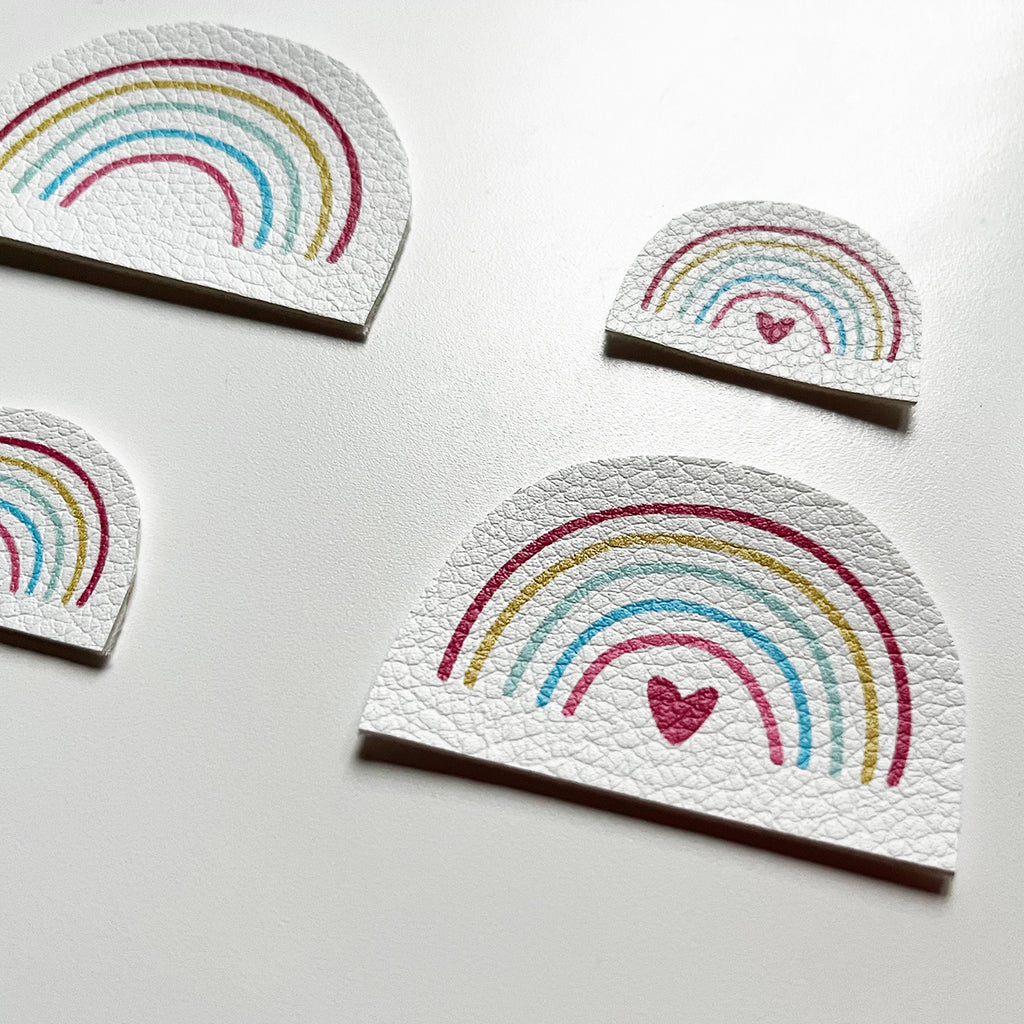Aufnäher / Badges / Patches "Rainbow" (4er Set)