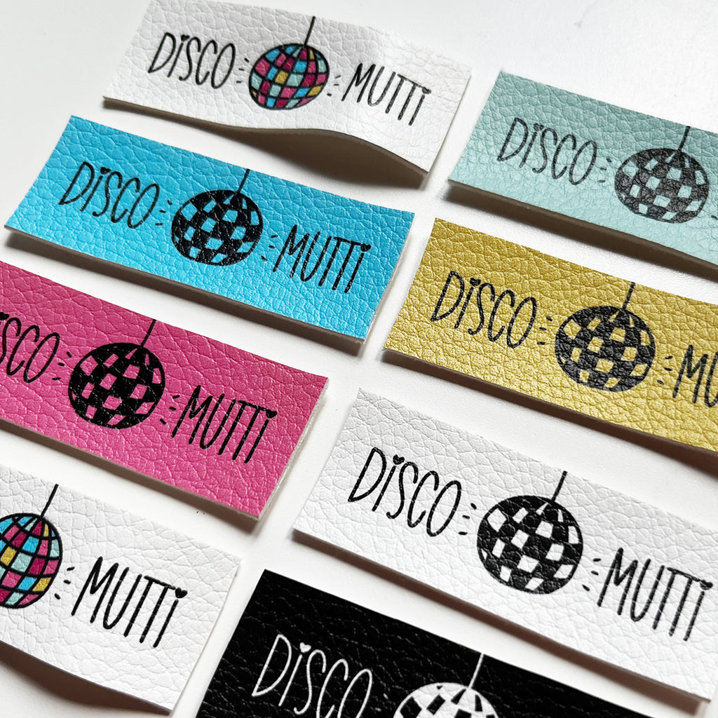 Aufnäher / Badges / Patches "Discomutti Colors" (8er Set)