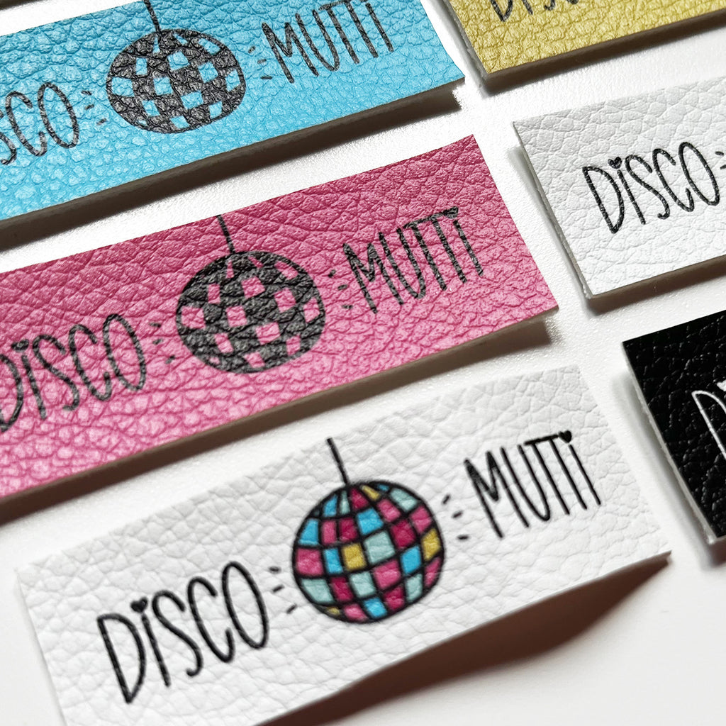 Aufnäher / Badges / Patches "Discomutti Colors" (8er Set)