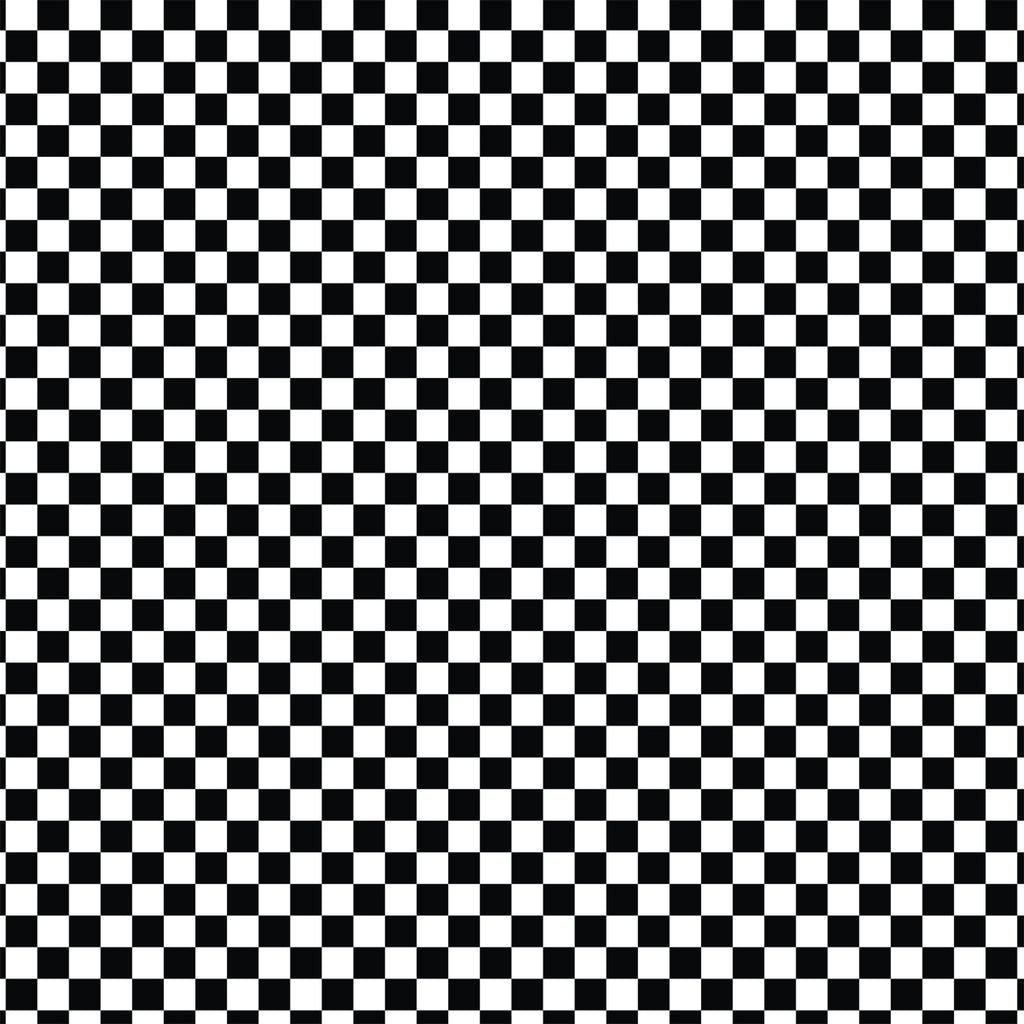 Kunstleder „Checked Black & White“ – veganes PU Kunstleder 45cm x 135 cm