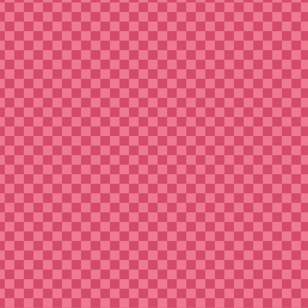 Kunstleder „Checked Pink“ – veganes PU Kunstleder 45cm x 135 cm