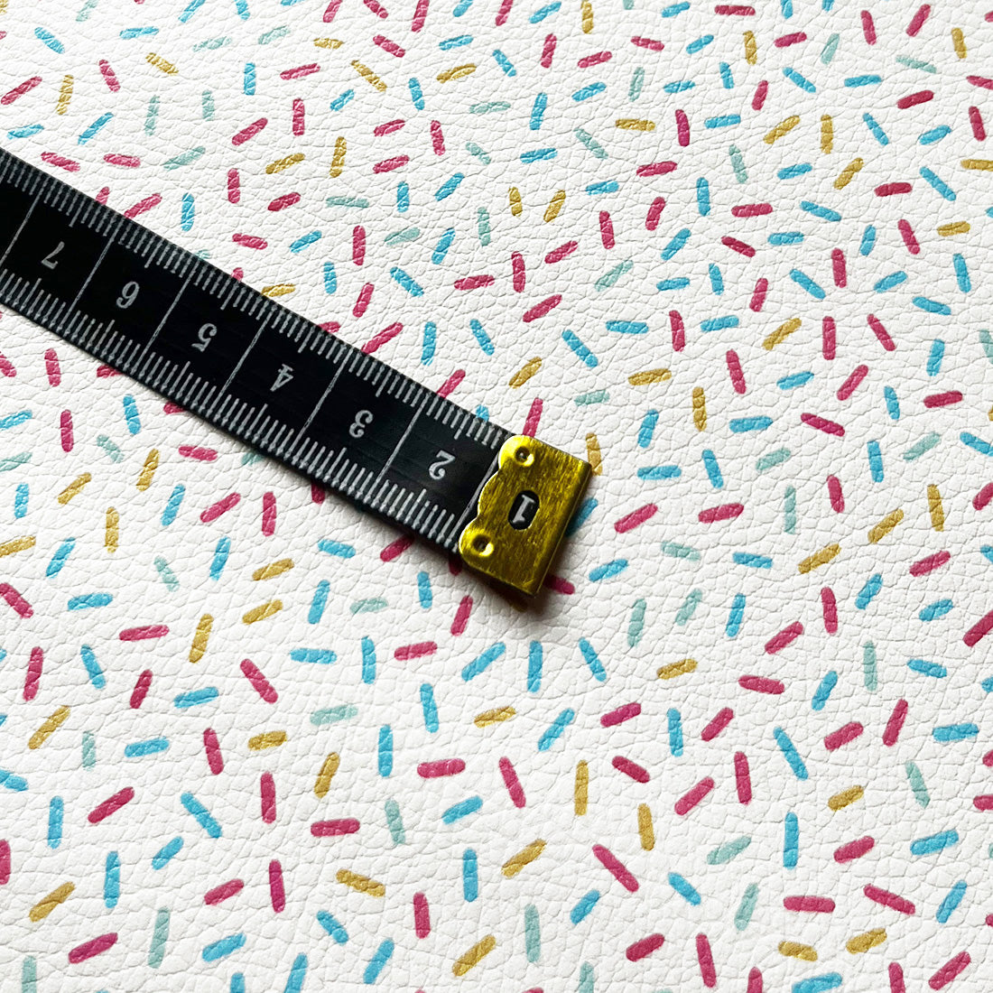 Kunstleder „Happy Confetti“ – veganes PU Kunstleder