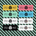 Aufnäher / Badges / Patches "Discomutti Colors" (8er Set)