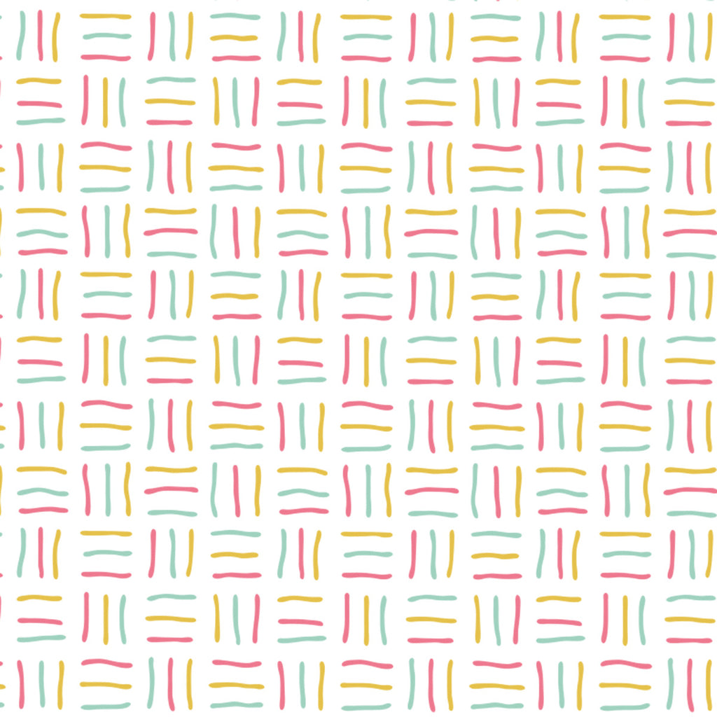 Kunstleder „Happy Lines“ – veganes PU Kunstleder 45cm x 135 cm