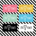 Aufnäher / Badges / Patches "Girl Power Colors" (6er Set)