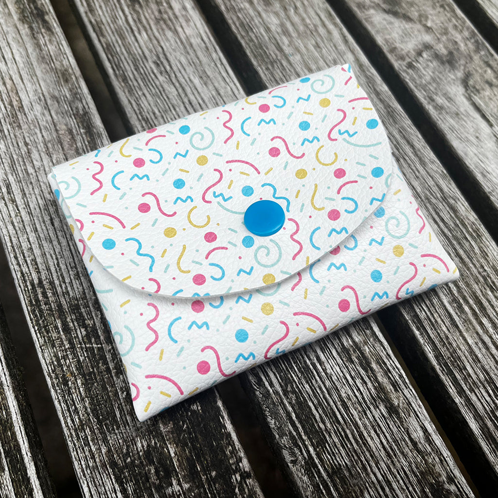 Pixie Wallet "Party" - Geldbörse aus veganem Kunstleder