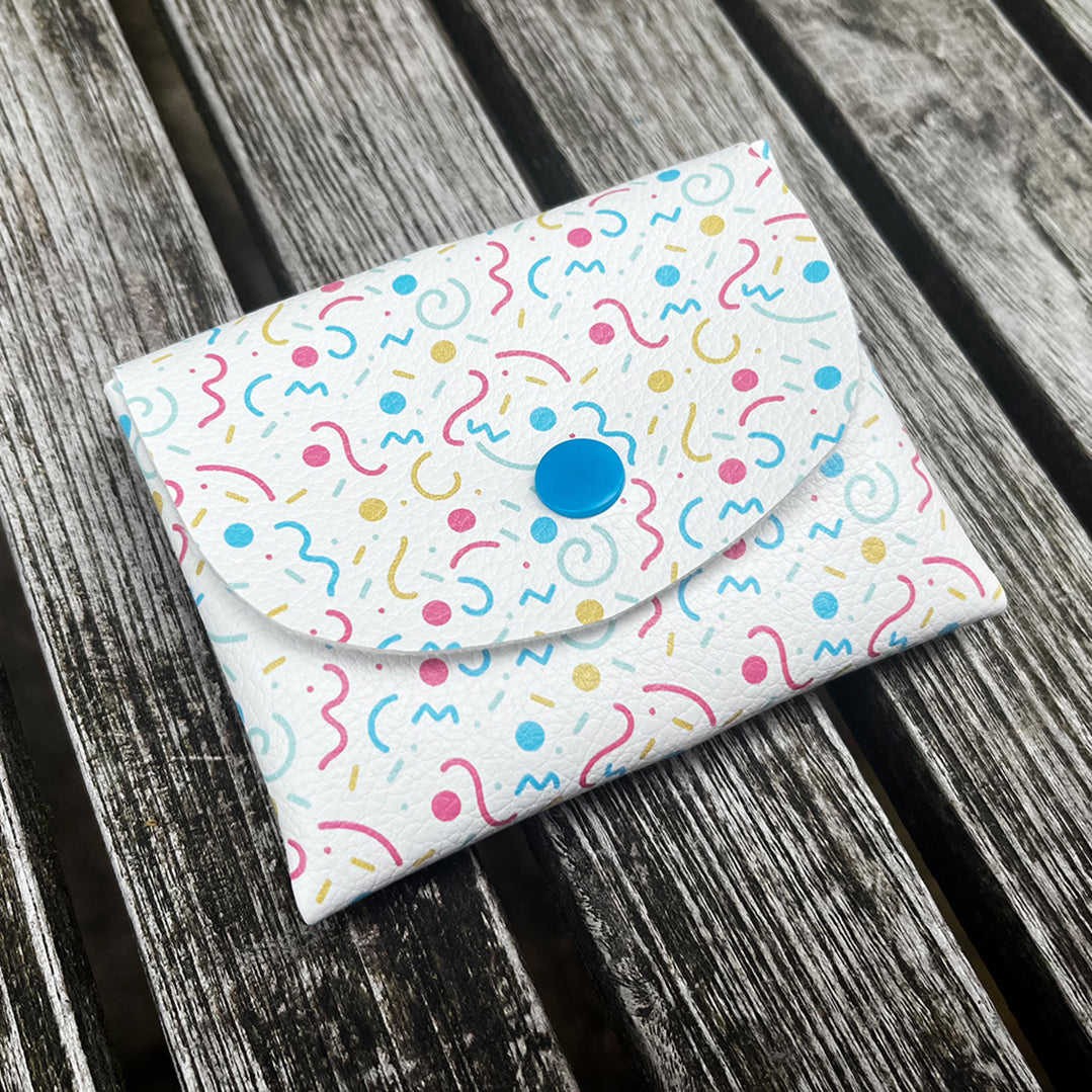 Pixie Wallet "Party" - Geldbörse aus veganem Kunstleder