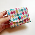 Pixie Wallet "Harlekin Colors" - Geldbörse aus veganem Kunstleder