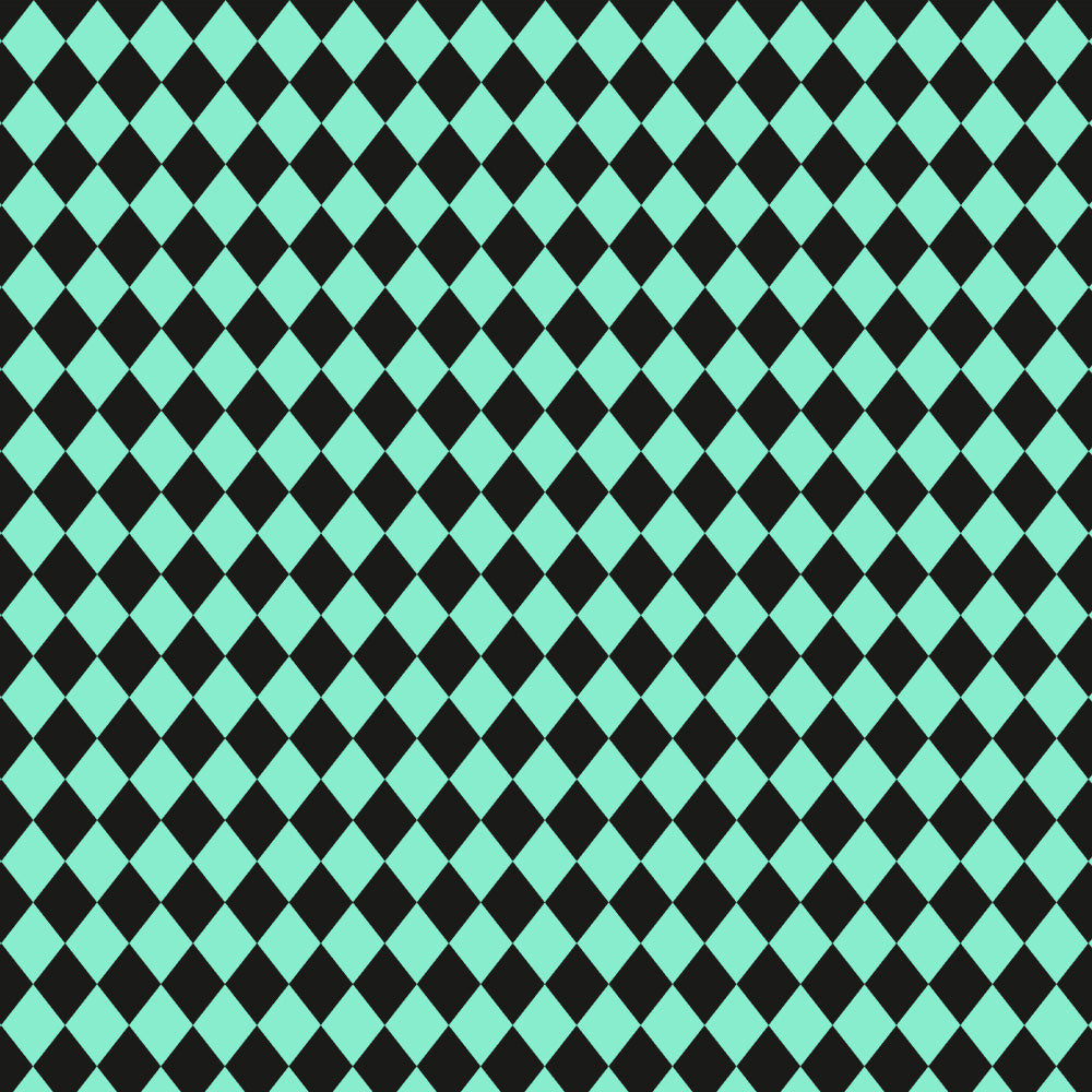 Kunstleder „Happy Harlekin Mint“ – veganes PU Kunstleder