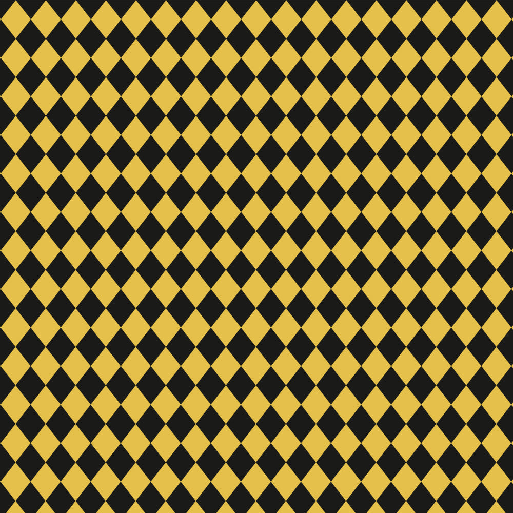 Kunstleder „Happy Harlekin Yellow“ – veganes PU Kunstleder
