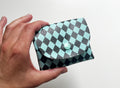 Pixie Wallet "Harlekin Mint" - Geldbörse aus veganem Kunstleder