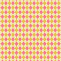 Kunstleder „Happy Harlekin Pink Yellow“ – veganes PU Kunstleder 45cm x 135cm