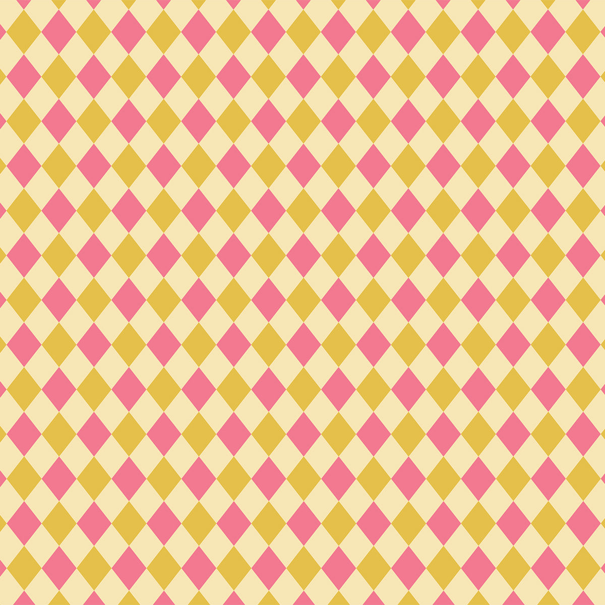 Kunstleder „Happy Harlekin Pink Yellow“ – veganes PU Kunstleder