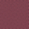 Kunstleder „Triangle Black & Pink“ – veganes PU Kunstleder 45cm x 135 cm