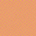 Kunstleder „Triangle Pink & Yellow“ – veganes PU Kunstleder 45cm x 135 cm