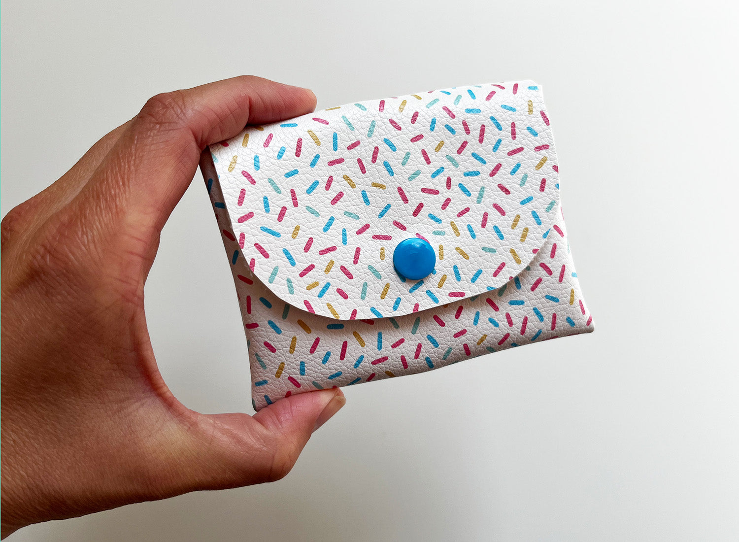 Pixie Wallet "Confetti" - Geldbörse aus veganem Kunstleder